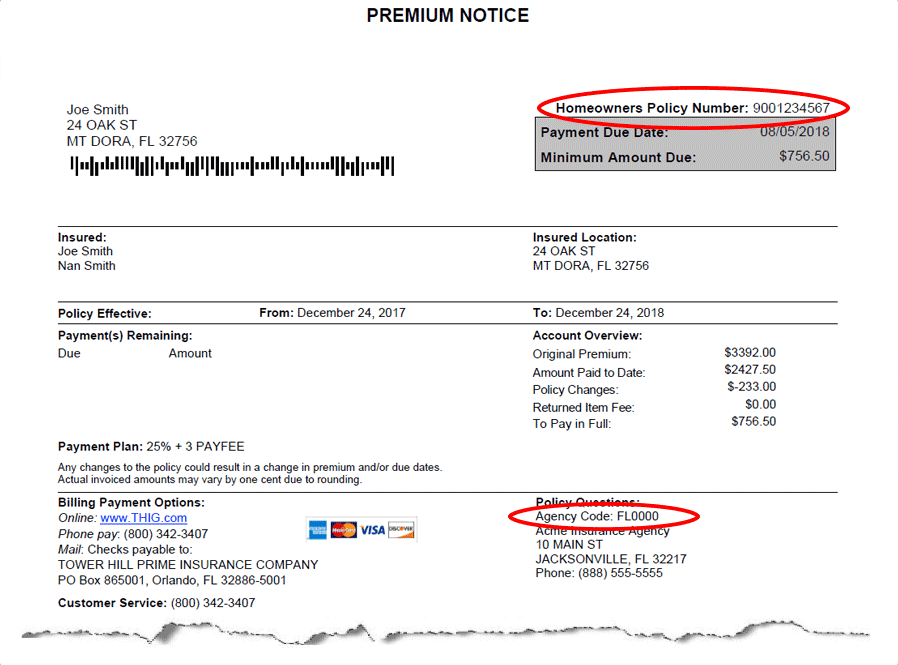 sample invoice